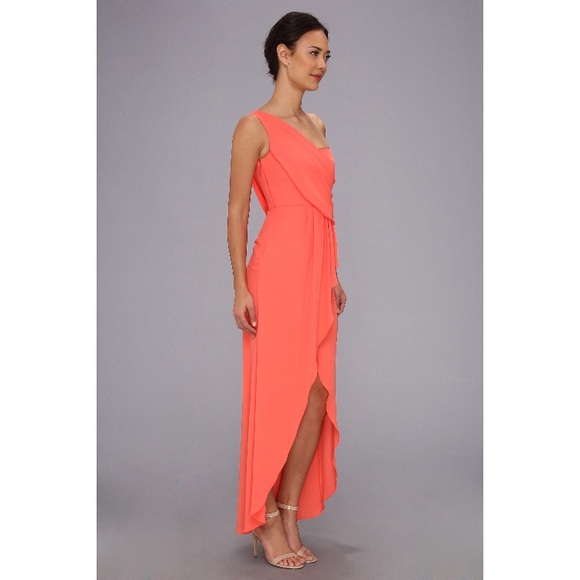 BCBG Kail Draped One-Shoulder Gown in Ambrosia 🟣 - Picture 5 of 7